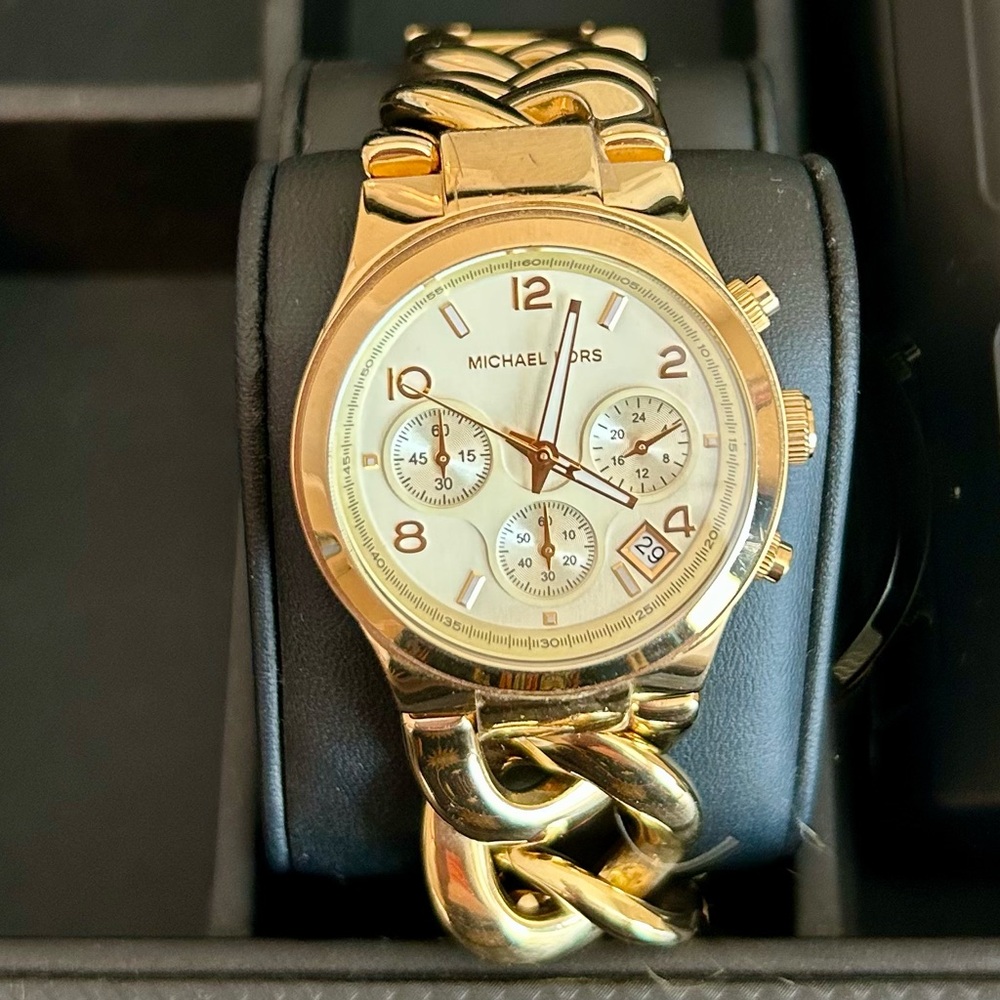 Michael Kors Gold Chronograph Watch